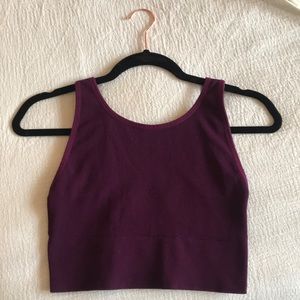 Victoria Secret Grape Long Line Seamless Bra